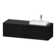 Duravit Meuble sous lavabo L-Cube 162x55x48,2 cm, 2 tiroirs, wd, AS re, blanc œuf-1
