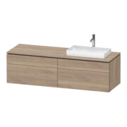 Duravit Meuble sous-lavabo L-Cube 162x55x48,2cm, 2 tiroirs, wd, AS R, marbre œuf