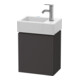 Duravit Meuble sous lavabo L-Cube 36,4x24,1x40 cm, chêne blanchi, porte gauche, graphite mat-1