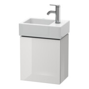 Duravit Meuble sous lavabo L-Cube 36,4x24,1x40 cm, suspendu, porte droite, blanc brillant