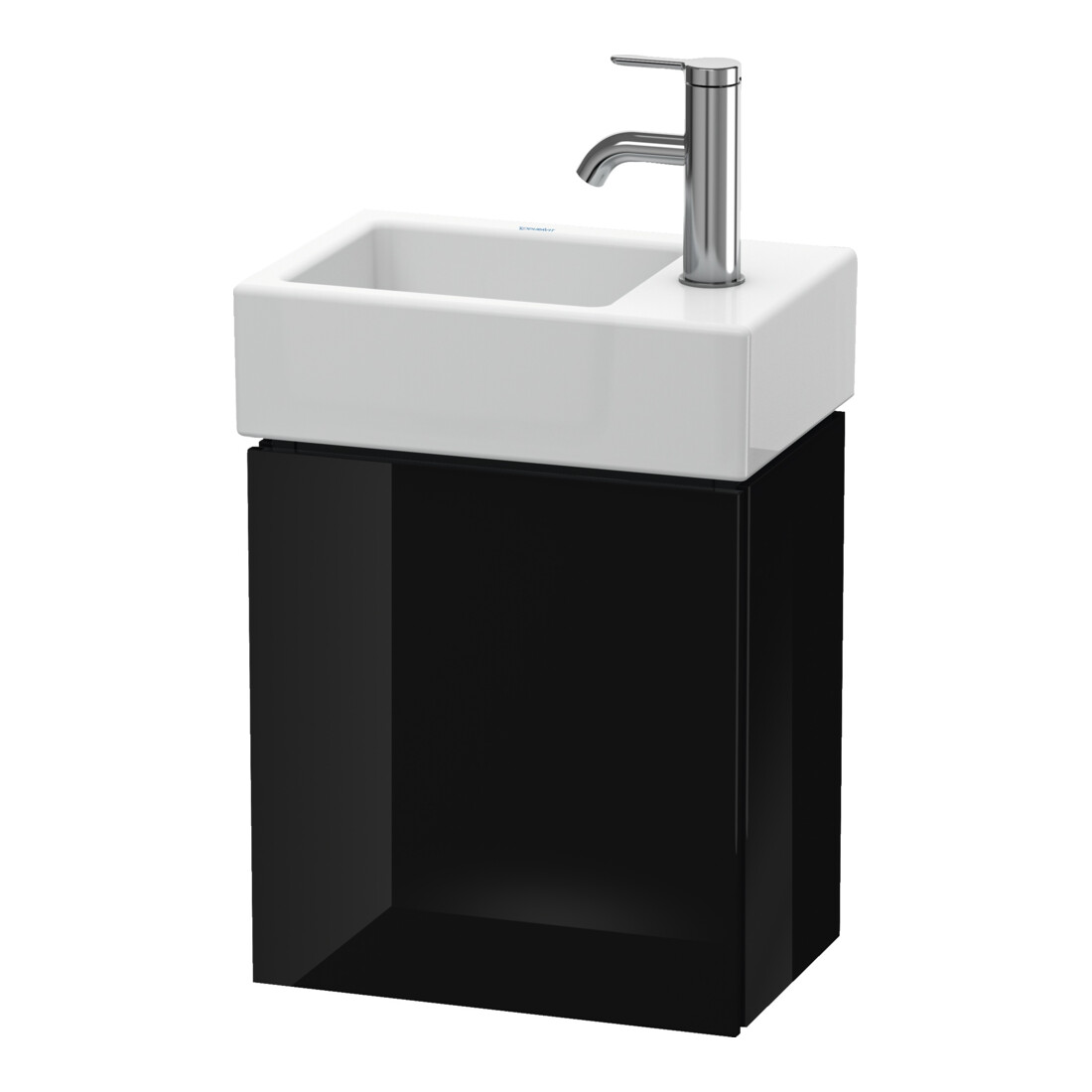 Duravit Meuble sous-lavabo L-Cube 36,4x24,1x40 cm, suspendu, porte droite, blanc brillant