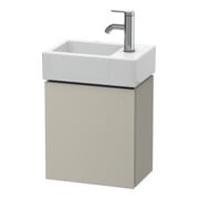 Duravit Meuble sous lavabo L-Cube 36,4x24,1x40 cm, suspendu, porte droite, taupe mat