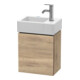 Duravit Meuble sous-lavabo L-Cube 36,4x24,1x40 cm, suspendu, porte gauche, blanc marbré-1