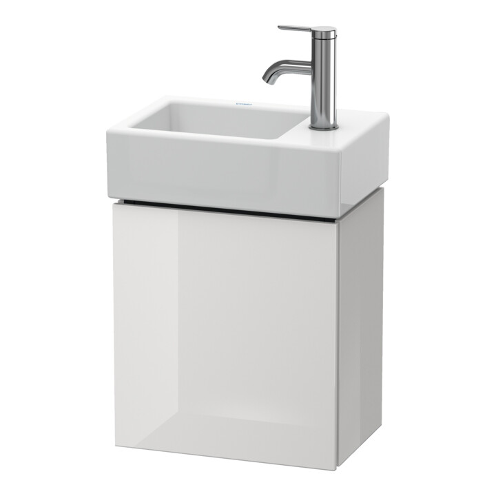 Duravit Meuble sous-lavabo L-Cube 36,4x24,1x40 cm, suspendu, porte gauche, blanc mat