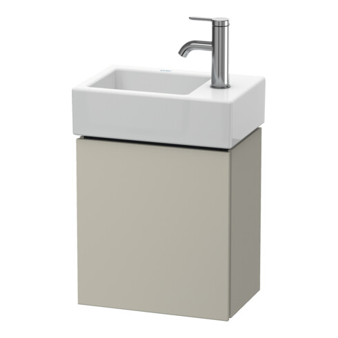 Duravit Meuble sous lavabo L-Cube 36,4x24,1x40 cm, suspendu, porte gauche, taupe mat