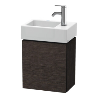 Duravit Meuble sous lavabo L-Cube 36,4x24,1x40 cm, wd, porte droite, chêne foncé mat