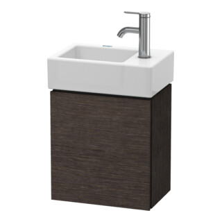 Duravit Meuble sous-lavabo L-Cube 36,4x24,1x40 cm, wd, porte gauche, chêne foncé mat