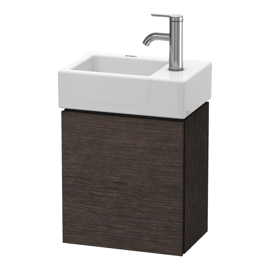 Duravit Meuble sous-lavabo L-Cube 36,4x24,1x40 cm, wd, porte gauche, chêne foncé mat