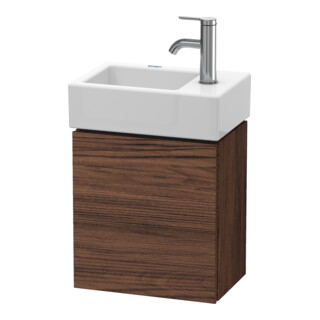 Duravit Meuble sous lavabo L-Cube 36,4x24,1x40 cm, wd, porte gauche, noyer foncé