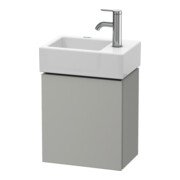Duravit Meuble sous-lavabo L-Cube 36,4x24,1x40cm, bois, porte gauche, béton gris mat-1