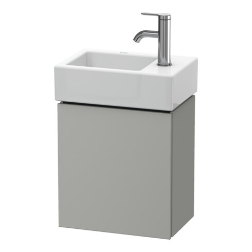 Duravit Meuble sous lavabo L-Cube 36,4x24,1x40cm, wd, porte droite, béton gris mat