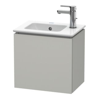 Duravit Meuble sous-lavabo L-Cube 42x29,4x40 cm, suspendu, porte droite, béton gris
