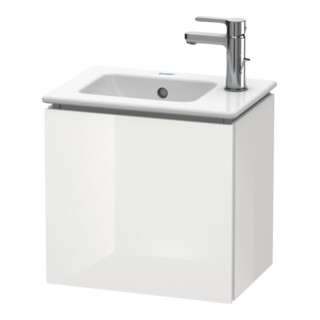 Duravit Meuble sous-lavabo L-Cube 42x29,4x40 cm, suspendu, porte droite, blanc brillant