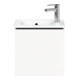 Duravit Meuble sous-lavabo L-Cube 42x29,4x40 cm, suspendu, porte droite, blanc mat