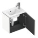 Duravit Meuble sous-lavabo L-Cube 42x29,4x40 cm, suspendu, porte droite, blanc mat