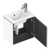 Duravit Meuble sous-lavabo L-Cube 42x29,4x40 cm, suspendu, porte droite, blanc mat-5