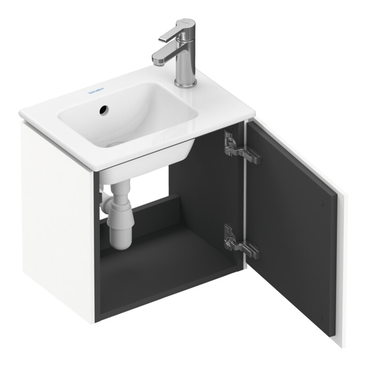Duravit Meuble sous-lavabo L-Cube 42x29,4x40 cm, suspendu, porte droite, blanc mat