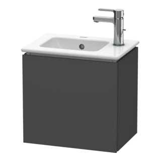 Duravit Meuble sous lavabo L-Cube 42x29,4x40 cm, suspendu, porte droite, graphite mat