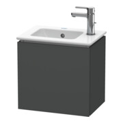 Duravit Meuble sous lavabo L-Cube 42x29,4x40 cm, suspendu, porte droite, graphite mat