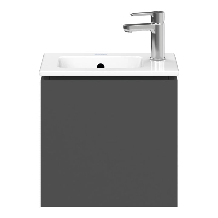 Duravit Meuble sous lavabo L-Cube 42x29,4x40 cm, suspendu, porte droite, graphite mat