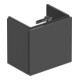 Duravit Meuble sous lavabo L-Cube 42x29,4x40 cm, suspendu, porte droite, graphite mat-5
