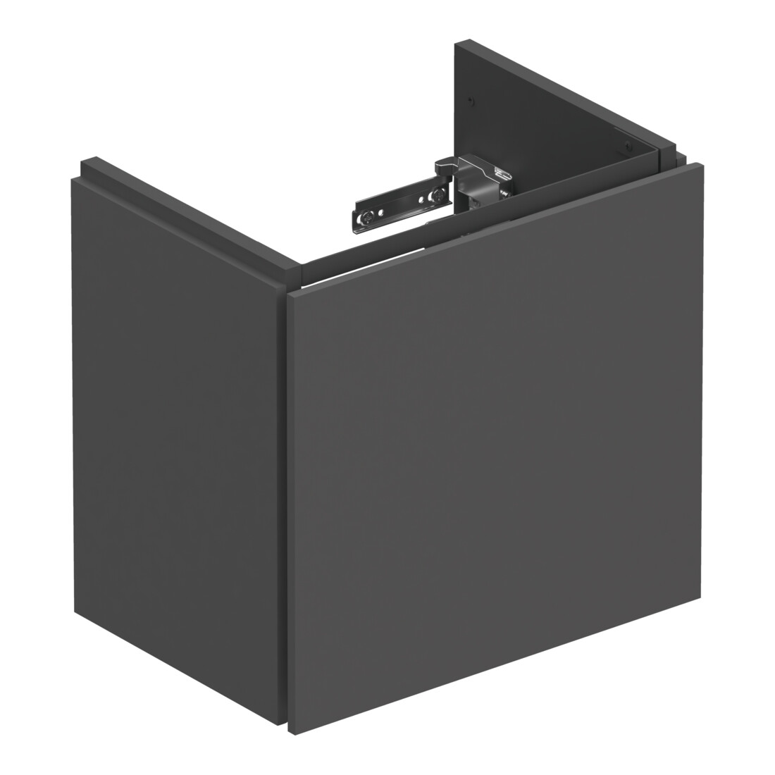 Duravit Meuble sous lavabo L-Cube 42x29,4x40 cm, suspendu, porte droite, graphite mat