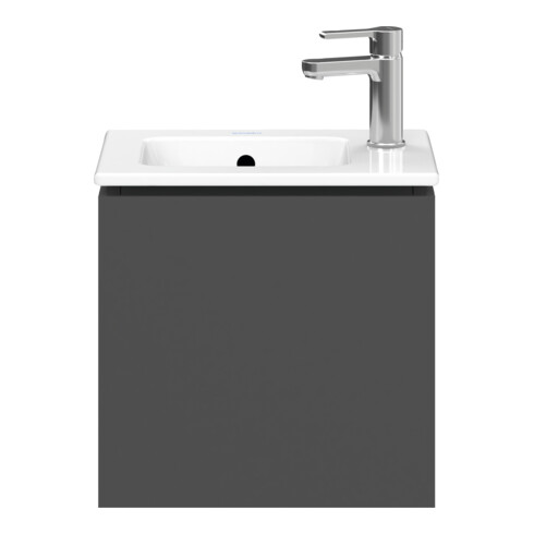 Duravit Meuble sous lavabo L-Cube 42x29,4x40 cm, suspendu, porte droite, graphite mat
