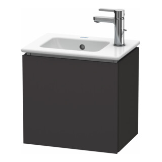 Duravit Meuble sous lavabo L-Cube 42x29,4x40 cm, suspendu, porte droite, graphite mat