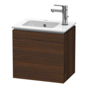 Duravit Meuble sous-lavabo L-Cube 42x29,4x40 cm, suspendu, porte droite, noyer geb.-1