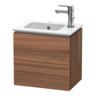 Duravit Meuble sous lavabo L-Cube 42x29,4x40 cm, suspendu, porte droite, noyer naturel