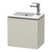 Duravit Meuble sous-lavabo L-Cube 42x29,4x40 cm, suspendu, porte droite, taupe mat