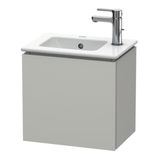 Duravit Meuble sous-lavabo L-Cube 42x29,4x40 cm, suspendu, porte gauche, béton gris
