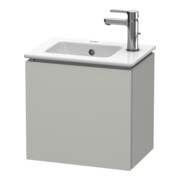 Duravit Meuble sous-lavabo L-Cube 42x29,4x40 cm, suspendu, porte gauche, béton gris