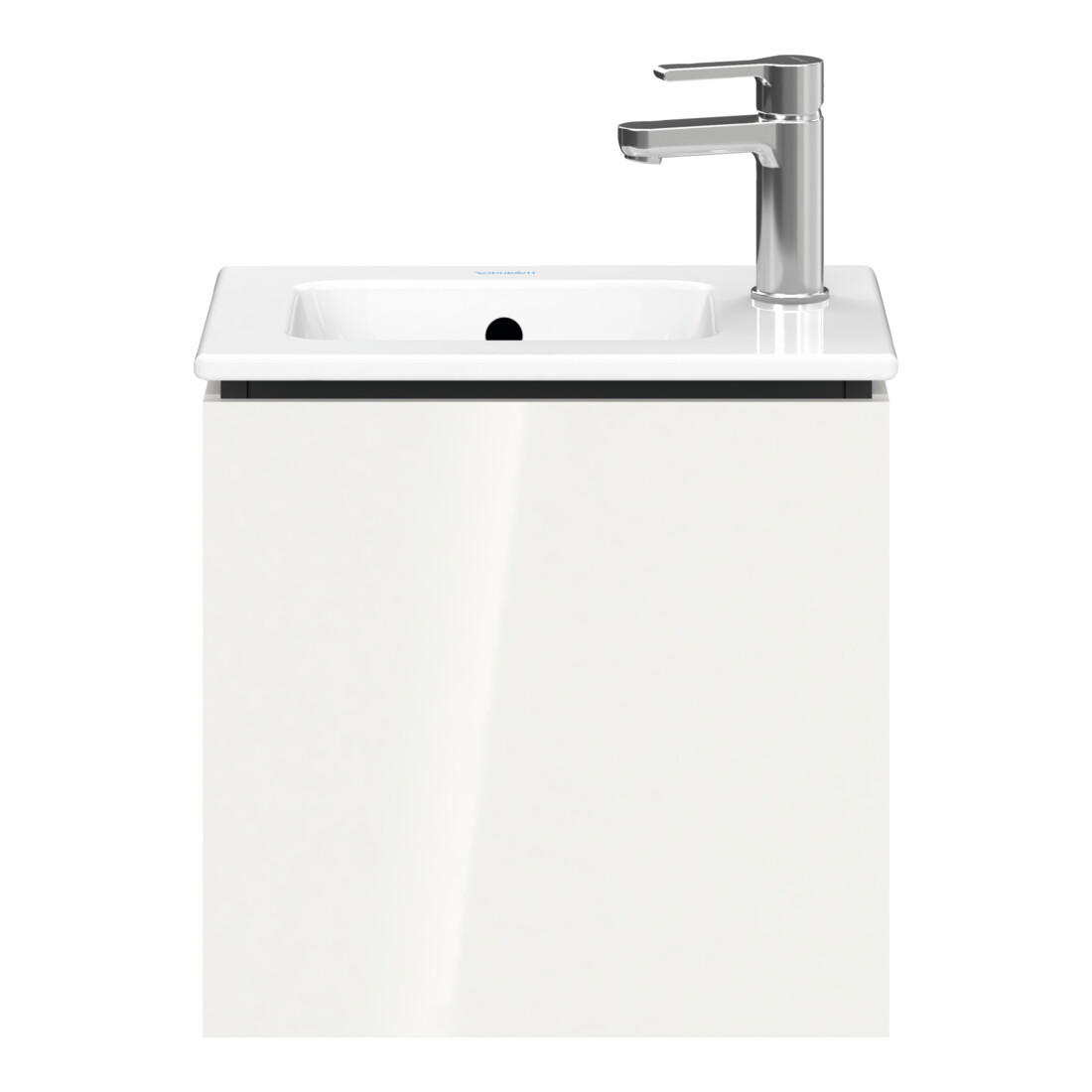 Duravit Meuble sous lavabo L-Cube 42x29,4x40 cm, suspendu, porte gauche, blanc brillant
