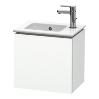Duravit Meuble sous lavabo L-Cube 42x29,4x40 cm, suspendu, porte gauche, blanc mat