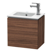 Duravit Meuble sous lavabo L-Cube 42x29,4x40 cm, suspendu, porte gauche, noyer foncé