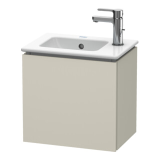 Duravit Meuble sous lavabo L-Cube 42x29,4x40 cm, suspendu, porte gauche, taupe mat