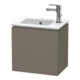 Duravit Meuble sous lavabo L-Cube 42x29,4x40 cm, wd, porte D, charnières à droite, gris mat-1