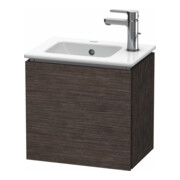 Duravit Meuble sous-lavabo L-Cube 42x29,4x40 cm, wd, porte droite, chêne foncé structuré