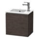 Duravit Meuble sous lavabo L-Cube 42x29,4x40 cm, wd, porte gauche, chêne foncé mat-1