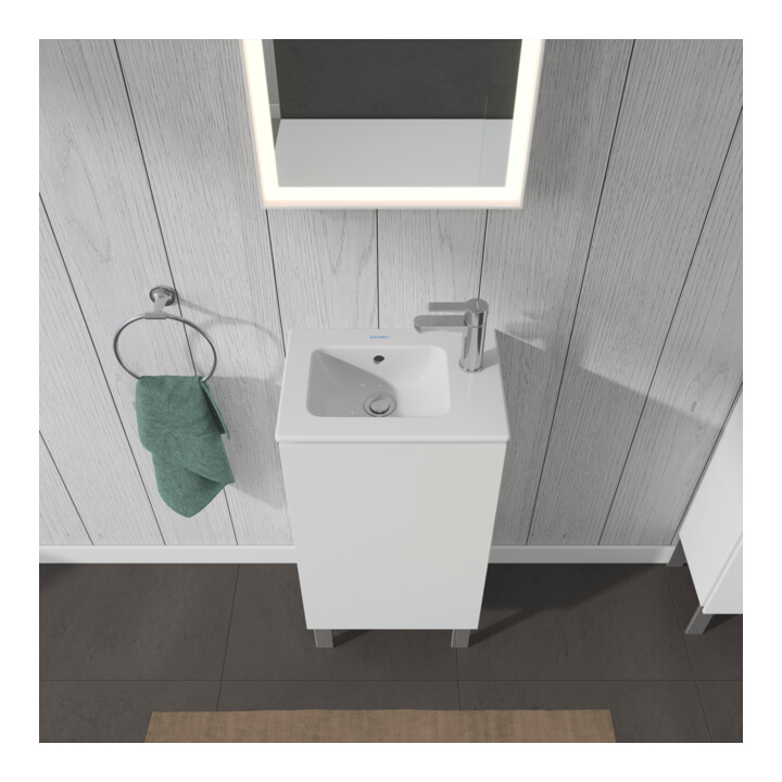Duravit Meuble sous lavabo L-Cube 42x29,4x70,4 cm, deb., porte dr., blanc mat