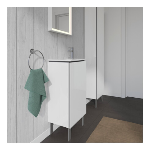 Duravit Meuble sous-lavabo L-Cube 42x29,4x70,4 cm, deb., porte g., blanc brillant