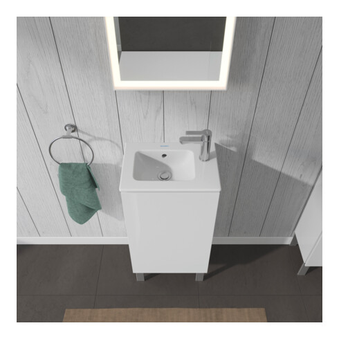 Duravit Meuble sous-lavabo L-Cube 42x29,4x70,4 cm, deb., porte g., blanc brillant