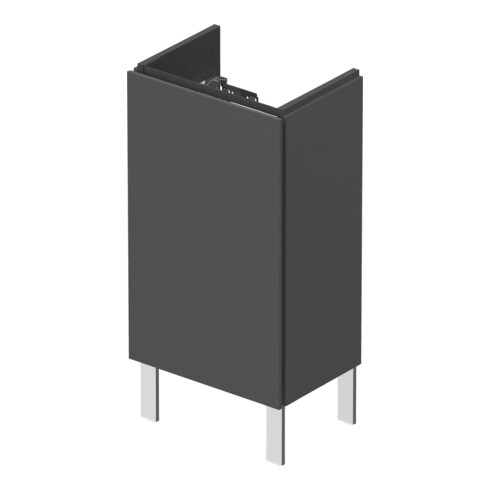 Duravit Meuble sous lavabo L-Cube 42x29,4x70,4 cm, deb., porte g., gris mat