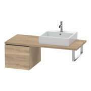 Duravit Meuble sous lavabo L-Cube 42x54,7 cm, chêne œuf, pour console, 1 tiroir