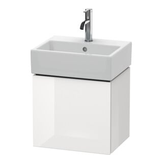 Duravit Meuble sous-lavabo L-Cube 43,4x34,1x40 cm, suspendu, porte droite, blanc brillant