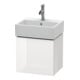 Duravit Meuble sous-lavabo L-Cube 43,4x34,1x40 cm, suspendu, porte droite, blanc brillant-1
