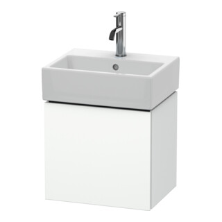 Duravit Meuble sous-lavabo L-Cube 43,4x34,1x40 cm, suspendu, porte droite, blanc mat