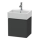 Duravit Meuble sous lavabo L-Cube 43,4x34,1x40 cm, suspendu, porte droite, graph ma-1