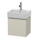 Duravit Meuble sous lavabo L-Cube 43,4x34,1x40 cm, suspendu, porte droite, taupe mat-1